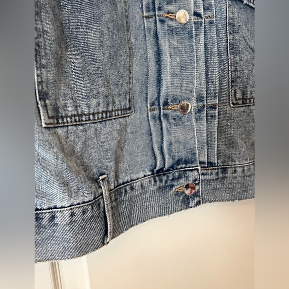 Vigoss Medium Blue Wash Denim Jacket for Women Size Large - Picture 6 of 16